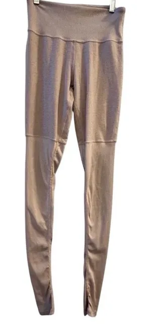Alo Yoga‎ Women's High-Waist Ankle Leggings Beige/Pink Size S Activewear thumbnail 1