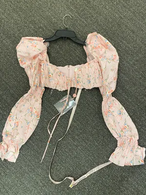 House Of CB Henrietta Shirred Bralette Top Size S thumbnail 4
