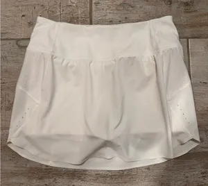 Athleta Women's White Athletic Skort thumbnail 1