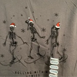 ❗️Clearance❗️ Rolling with my homies-Christmas skeletons thumbnail 3