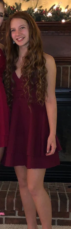 Windsor Burgundy Formal Dress thumbnail 2