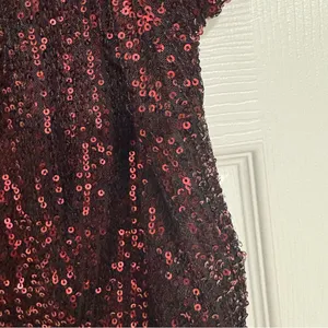 City Chic Reddish/Burgundy Sequin Dress‎ Size M/18 thumbnail 6