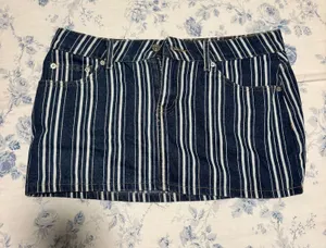 Edikted Denim Mini Skirt thumbnail 1