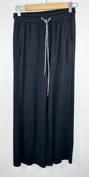 Heartloom Black Drawstring Waist Straight Lounge Pants Women's Size X-Small XS‎ thumbnail 1