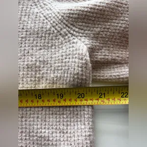 J.Crew beige crewneck sweater Merino Wool Alpaca blend M thumbnail 5