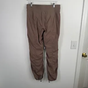 Lululemon Dance Studio Mid Rise Pant Taupetastic Full Length Travel Womens 10 thumbnail 5