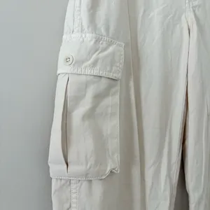 Madewell Garment-Dyed Low-Slung Straight Cargo Pants Cream‎ Vintage Linen 26 thumbnail 8