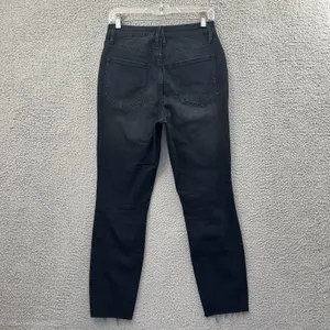Good American Good Waist Crop Skinny‎ Jeans Stretch Preppy Women's 8/29 x 27 thumbnail 2