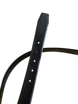 DIOR Women’s Vintage Brown Logo Gold Belt Size FR 38 / US 6 thumbnail 2
