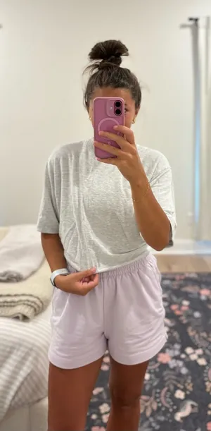 Athleta tshirt with open tie back thumbnail 1