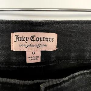 Juicy‎ Couture LA black jeans women's size 8 cotton pants skinny leg design thumbnail 3