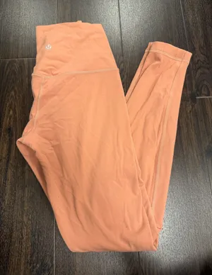 Lululemon Align HR Leggings Size 6 Peach Nulu Soft Activewear thumbnail 1