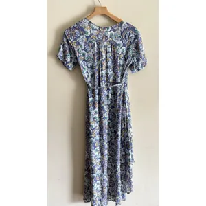 ASTR The Label Floral‎ Wrap Dress XS Hi-low True Wrap Short Sleeve Romantic thumbnail 6