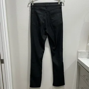 Abercrombie & Fitch 90s Ultra Slim Straight Coated Denim w/slit thumbnail 6