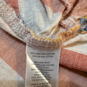 Beachlunchlounge Striped Multicolor Blouse Linen Blend Desert Vibes Sz S‎ thumbnail 8