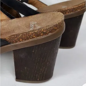 Dansko Dina Brown Leather Strappy Block Heel Sandals thumbnail 5