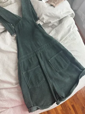 Princess Polly Corduroy Overalls Green thumbnail 4