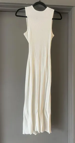 White Midi Dress Size L thumbnail 3