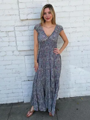 Beautiful Missander paisley print maxi dress - size S/M thumbnail 2