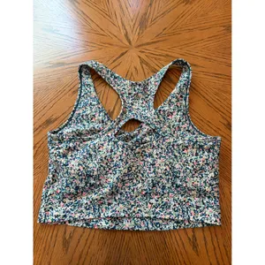 Sage Collective Activewear Set Women S/M Floral Sports Bra Biker Shorts Blue thumbnail 9