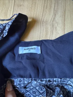 Rumored Ruffle Crop Blue Size XS thumbnail 2