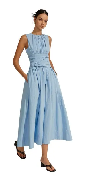 COMMENSE Ruched Waist Maxi Dress
COLOR thumbnail 1