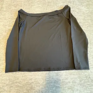 Tuckernuck Black Long Sleeve Laila‎ Top Size XL Off the Shoulder Stretch NWOT thumbnail 9