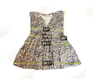 Thml Smock Baby Doll Cheetah Leopard Summer Size Small Dress With Pockets #93 thumbnail 9