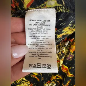 Free People Bohemian Garden Party Cotton Blend Knit Dress In Black Combo S L G#3 thumbnail 16