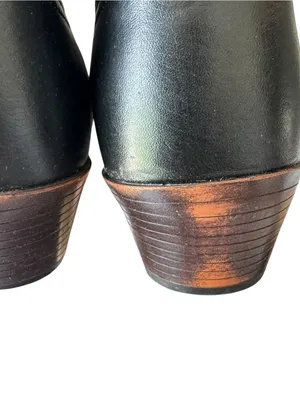Ariat - Heritage Elastic Calf Black Leather Western Boots Size 6.5B thumbnail 7