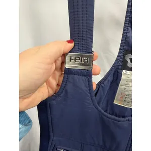 Fera Women's Vintage 80's Retro Navy Insulated‎ Snowsuit Sz 12 thumbnail 4