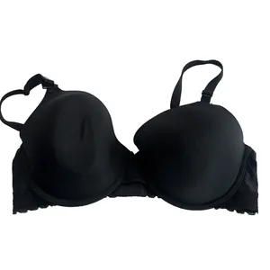 Paramour by Felina 255455 Gorgeous Memory Foam Bra Women's 36DD Black thumbnail 2