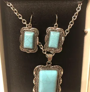 Earrings and Necklace Set thumbnail 2