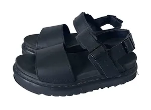 Dr. Martens Voss Hydro Black Leather Sandals Strappy Platform Women's Size 9 thumbnail 1