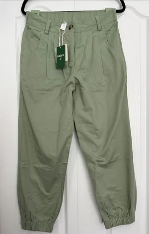 Halara Women’s Sage Green Elastic Cuff Pants - Medium Regular thumbnail 1