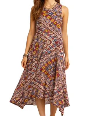 NWT Anthropologie Maeve Lilt Sleeveless Mock Neck Swing Dress Size XL thumbnail 2