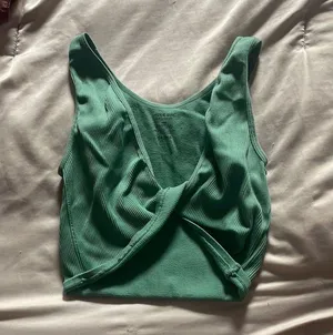 Ardene Twist Front Top Green Size M thumbnail 1