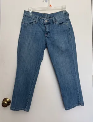 Old Navy Blue Boyfriend Jeans - Mid Wash thumbnail 1