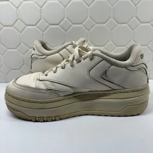 Reebok Club C Extra Sneakers Womens 9 Off White Leather Platform 3000036977 thumbnail 6