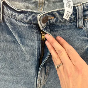 H&M Classic Blue wide regular fit ultra hight raise size 14 thumbnail 3