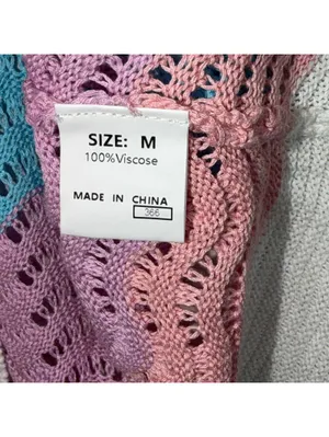 Mod Boutique Medium Multicolor Knit Dress thumbnail 6