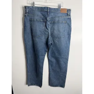 Madewell The '90s Straight Crop Jean Concho Wash‎ Size 33 Minimalist Casual thumbnail 3