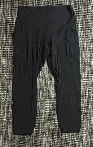 Lululemon Align Legging High Rise Crop with Pockets 24” Nulu Size 10 thumbnail 1