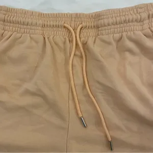 H&M light orange/peach colored lounge‎ shorts size medium thumbnail 3