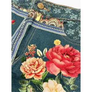 FARM‎ Rio Brazil Floral Paisley Print Shorts Boho Festival XS S RARE thumbnail 2