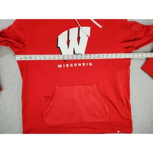 Fanatics Wisconsin Badgers University Red Team‎ Pullover Hoodie Football Sz XL thumbnail 8