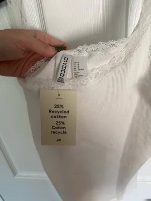 White Cami H&M thumbnail 3