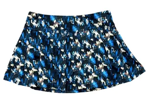 Eleven by Venus Williams Blue Abstract Print Tennis‎ Skort Womens Small Skirt thumbnail 1