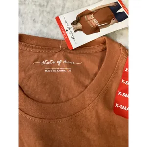 State of Mine Thankful Mama‎ Graphic Tee Cayenne Orange XS New thumbnail 2