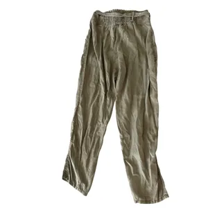 Abercrombie & Fitch Women S Olive Green Paperbag Waist Utility Tapered Pants Tie thumbnail 11